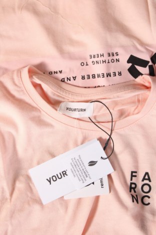 Ανδρικό t-shirt Your Turn, Μέγεθος S, Χρώμα Ρόζ , Τιμή 6,23 €