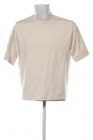 Herren T-Shirt Zara, Größe M, Farbe Ecru, Preis 5,84 €