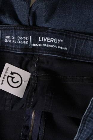 Pánske džínsy  Livergy, Veľkosť XL, Farba Modrá, Cena  14,83 €