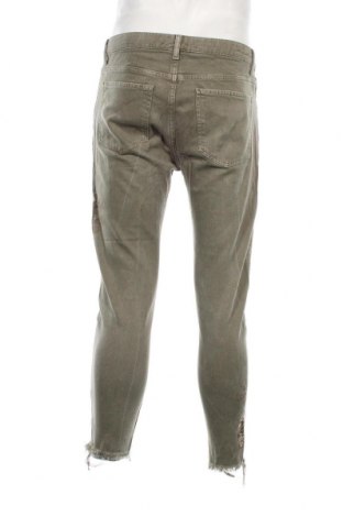 Мъжки дънки Zara Man, Размер M, Цвят Зелен, Цена 14,40 лв.