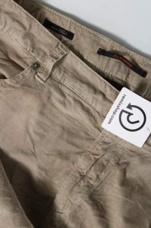 Pantaloni raiați de bărbați Alberto, Mărime XL, Culoare Bej, Preț 99,37 Lei