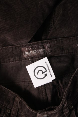 Pantaloni raiați de bărbați Angelo Litrico, Mărime L, Culoare Maro, Preț 26,71 Lei