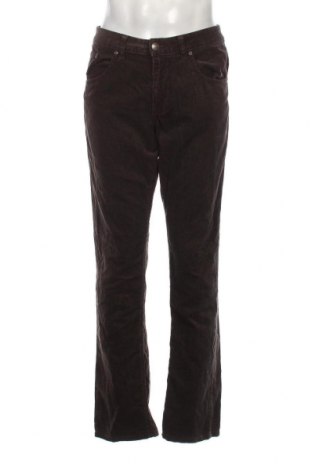 Pantaloni raiați de bărbați Angelo Litrico, Mărime L, Culoare Maro, Preț 28,62 Lei