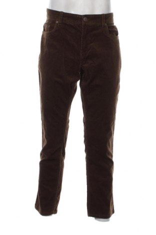 Pantaloni raiați de bărbați C&A, Mărime XL, Culoare Maro, Preț 48,65 Lei