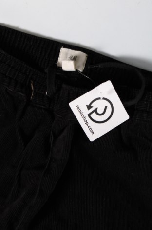 Pantaloni raiați de bărbați H&M L.O.G.G., Mărime M, Culoare Negru, Preț 35,29 Lei