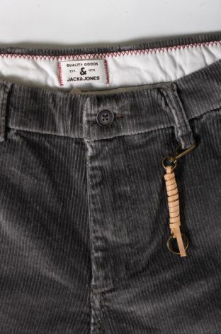 Ανδρικό κοτλέ παντελόνι Jack & Jones, Μέγεθος M, Χρώμα Γκρί, Τιμή 7,19 €