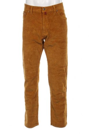 Pantaloni raiați de bărbați Pierre Cardin, Mărime L, Culoare Galben, Preț 88,91 Lei