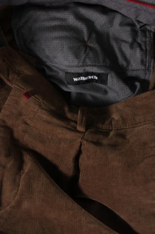 Pantaloni raiați de bărbați Walbusch, Mărime XL, Culoare Maro, Preț 50,99 Lei