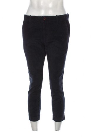Ανδρικό κοτλέ παντελόνι Zara Man, Μέγεθος M, Χρώμα Μπλέ, Τιμή 5,94 €