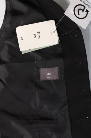Ανδρικό γιλέκο H&M, Μέγεθος S, Χρώμα Μαύρο, Τιμή 31,55 €