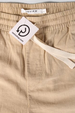 Мъжки къс панталон Review, Размер L, Цвят Бежов, Цена 58,00 лв.