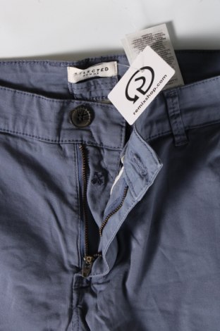 Мъжки къс панталон Selected Homme, Размер S, Цвят Син, Цена 19,44 лв.