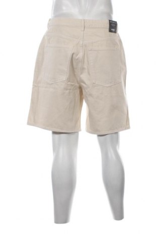 Pantaloni scurți de bărbați Weekday, Mărime M, Culoare Ecru, Preț 184,21 Lei