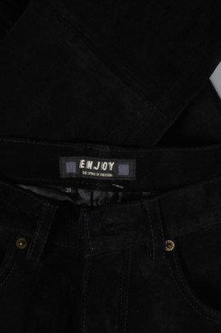 Pánske kožené nohavice  Enjoy, Veľkosť M, Farba Čierna, Cena  8,49 €