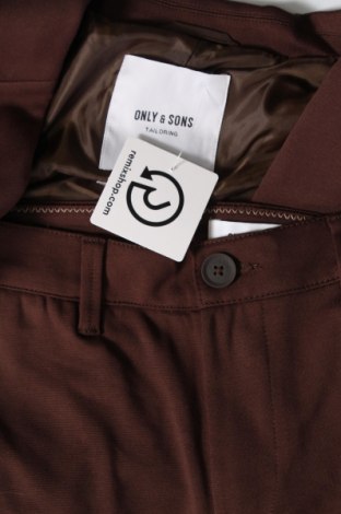 Ανδρικό κοστούμι Only & Sons, Μέγεθος M, Χρώμα Καφέ, Τιμή 60,90 €