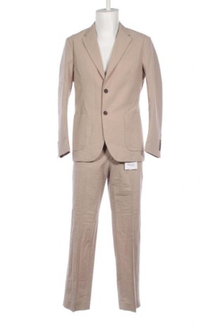 Ανδρικό κοστούμι Selected Homme, Μέγεθος M, Χρώμα  Μπέζ, Τιμή 113,98 €