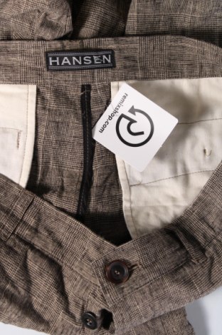 Pantaloni de bărbați Hansen / Nissen, Mărime L, Culoare Maro, Preț 66,33 Lei