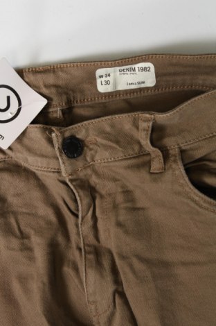 Ανδρικό παντελόνι Denim 1982, Μέγεθος L, Χρώμα Καφέ, Τιμή 6,64 €