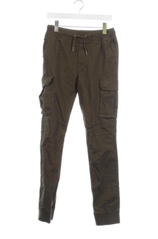 Мъжки панталон H&M Divided, Размер S, Цвят Зелен, Цена 29,00 лв.