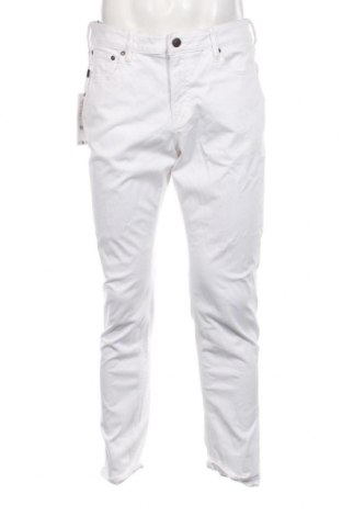 Мъжки панталон Jack & Jones, Размер L, Цвят Бял, Цена 32,80 лв.