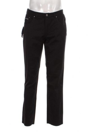 Мъжки панталон Luigi Morini, Размер L, Цвят Черен, Цена 17,40 лв.