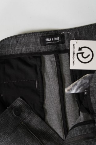 Ανδρικό παντελόνι Only & Sons, Μέγεθος L, Χρώμα Γκρί, Τιμή 9,25 €