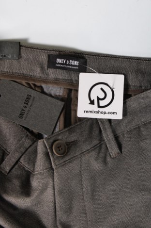 Мъжки панталон Only & Sons, Размер M, Цвят Кафяв, Цена 18,40 лв.