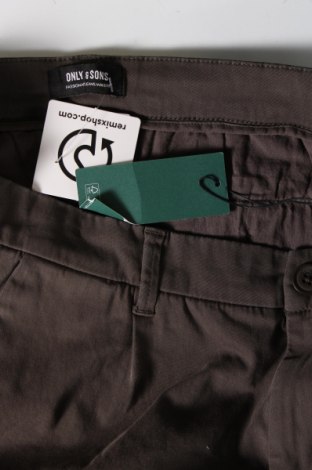 Ανδρικό παντελόνι Only & Sons, Μέγεθος M, Χρώμα Πράσινο, Τιμή 9,48 €