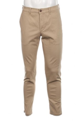 Pantaloni de bărbați Produkt by Jack & Jones, Mărime M, Culoare Bej, Preț 62,04 Lei