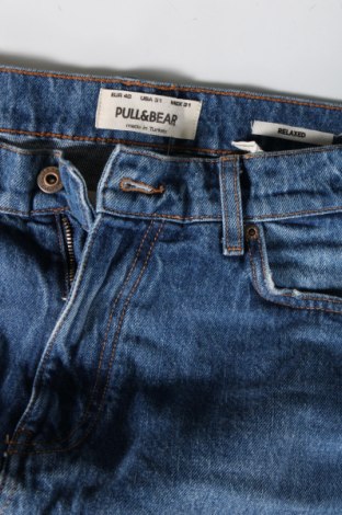 Ανδρικό παντελόνι Pull&Bear, Μέγεθος M, Χρώμα Μπλέ, Τιμή 6,64 €