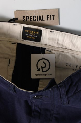 Мъжки панталон Selected Homme, Размер M, Цвят Син, Цена 52,25 лв.