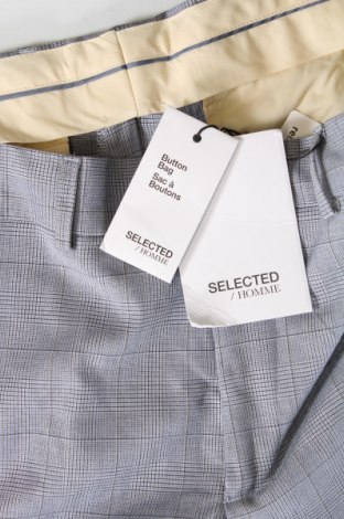 Pantaloni de bărbați Selected Homme, Mărime L, Culoare Albastru, Preț 159,38 Lei