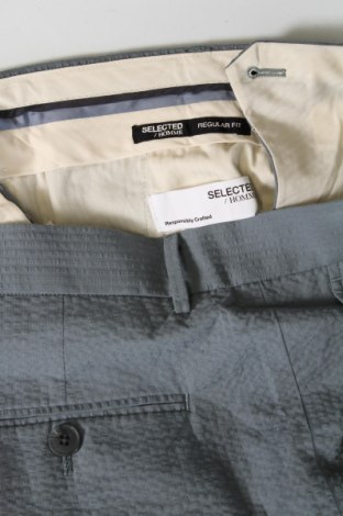 Мъжки панталон Selected Homme, Размер L, Цвят Син, Цена 18,05 лв.