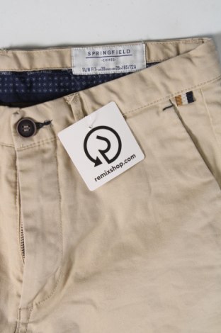 Pantaloni de bărbați Springfield, Mărime S, Culoare Bej, Preț 34,83 Lei