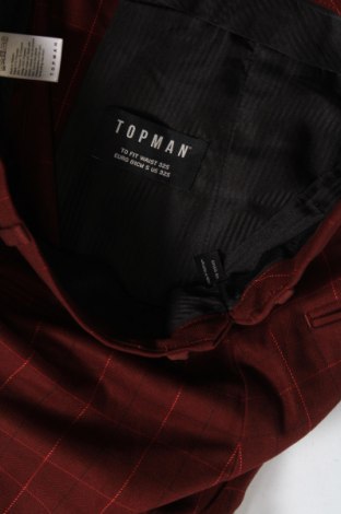 Мъжки панталон Topman, Размер M, Цвят Червен, Цена 10,50 лв.