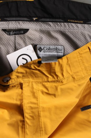 Ανδρικό παντελόνι για χειμερινά σπορ Columbia, Μέγεθος L, Χρώμα Κίτρινο, Τιμή 30,62 €
