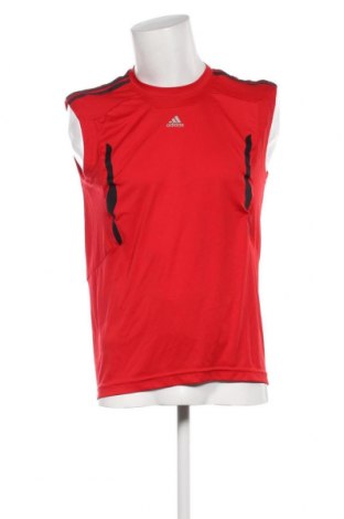 Ανδρικό αμάνικο  Adidas, Μέγεθος L, Χρώμα Κόκκινο, Τιμή 8,91 €