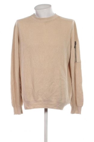 Ανδρικό πουλόβερ, Μέγεθος XL, Χρώμα  Μπέζ, Τιμή 9,15 €
