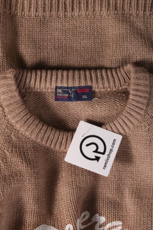 Мъжки пуловер, Размер XXL, Цвят Бежов, Цена 14,79 лв.