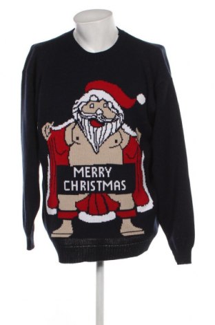 Ανδρικό πουλόβερ, Μέγεθος XXL, Χρώμα Μπλέ, Τιμή 7,53 €