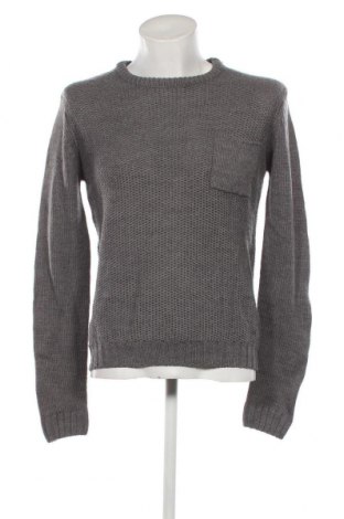 Мъжки пуловер ! Solid, Размер M, Цвят Сив, Цена 13,05 лв.
