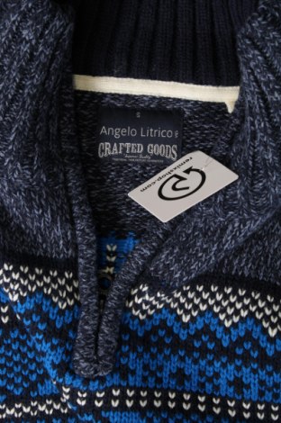 Ανδρικό πουλόβερ Angelo Litrico, Μέγεθος S, Χρώμα Μπλέ, Τιμή 3,77 €