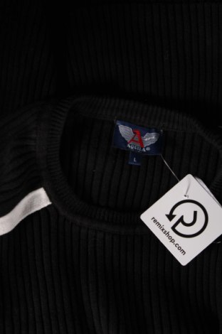 Ανδρικό πουλόβερ Aquila, Μέγεθος L, Χρώμα Μαύρο, Τιμή 17,94 €