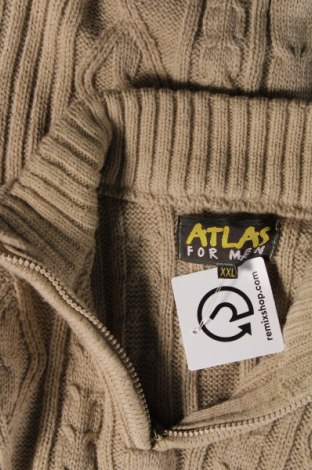 Pánsky sveter  Atlas For Men, Veľkosť XXL, Farba Béžová, Cena  8,88 €