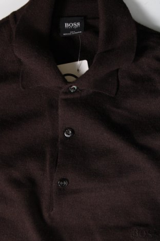 Мъжки пуловер BOSS, Размер XL, Цвят Кафяв, Цена 97,27 лв.