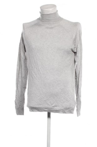 Мъжки пуловер Bershka, Размер M, Цвят Сив, Цена 13,05 лв.