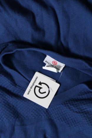 Ανδρικό πουλόβερ Boston Park, Μέγεθος L, Χρώμα Μπλέ, Τιμή 11,36 €