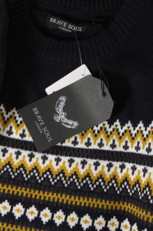 Ανδρικό πουλόβερ Brave Soul, Μέγεθος XS, Χρώμα Μπλέ, Τιμή 10,76 €