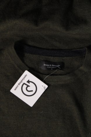 Мъжки пуловер Bruuns Bazaar, Размер M, Цвят Зелен, Цена 21,20 лв.