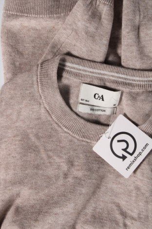 Ανδρικό πουλόβερ C&A, Μέγεθος S, Χρώμα  Μπέζ, Τιμή 13,36 €